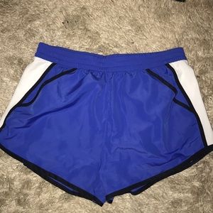 Active wear blue shorts